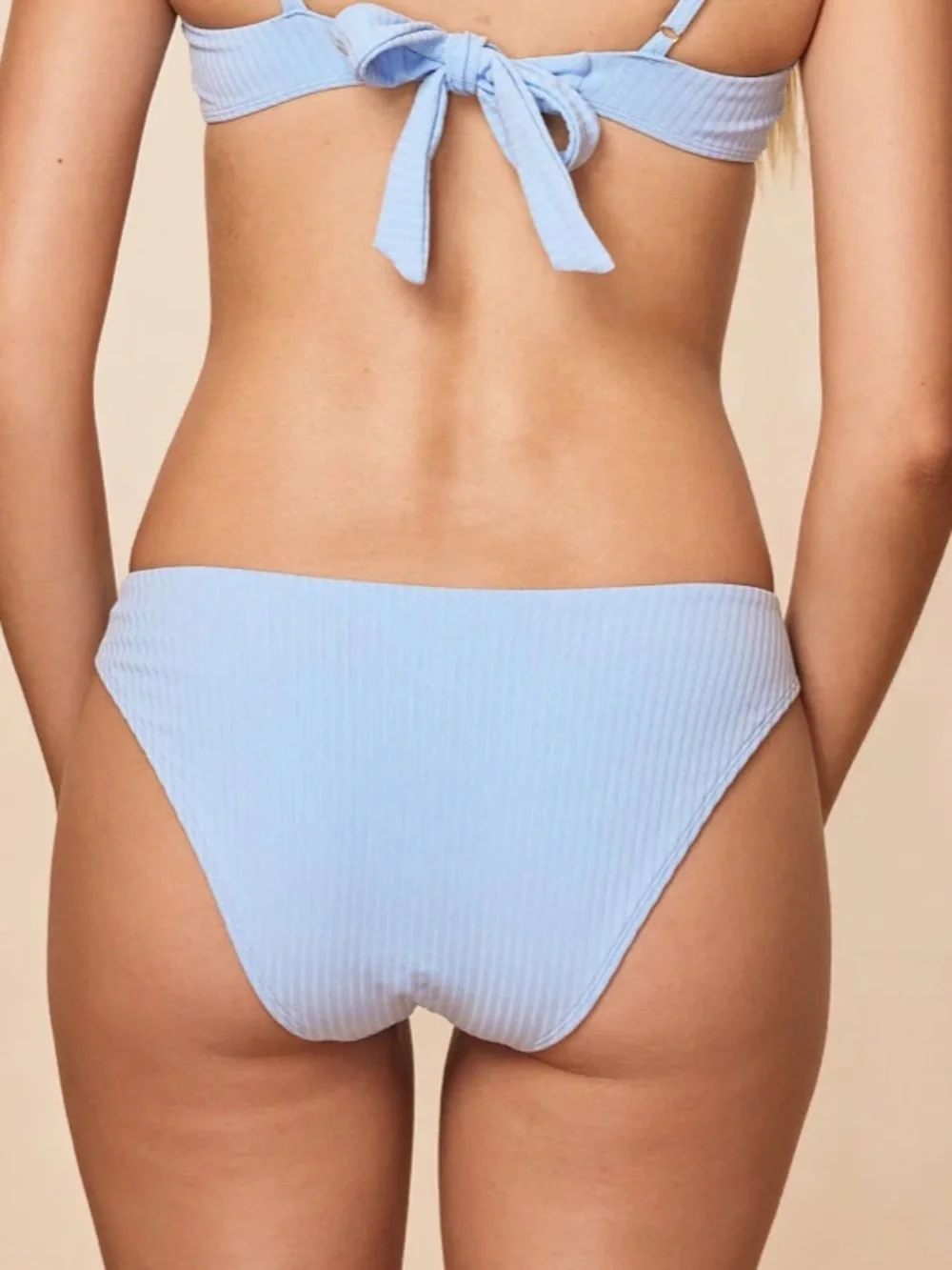 Monday Swimwear Seychelles Bottom Sky Rib NWT M